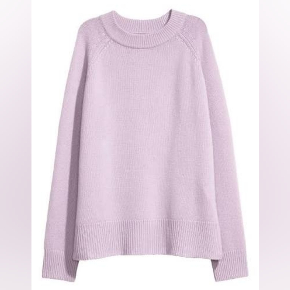 H&M Premium Lavender Cashmere Sweater